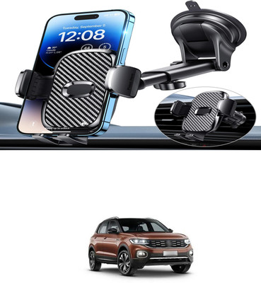 PRTEK Car Mobile Holder for Windshield(Black)