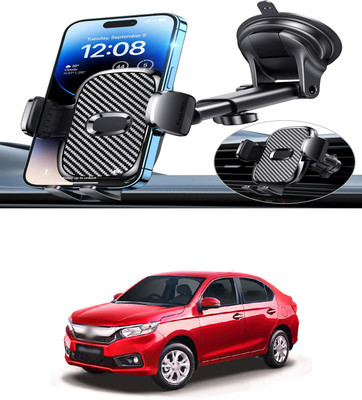 PRTEK Car Mobile Holder for Windshield(Black)