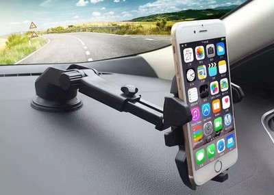 shivay enterprise Car Mobile Holder for Anti-slip, Clip, Dashboard, Windshield(Black)