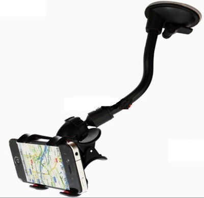 Trifles Car Mobile Holder for Windshield, Dashboard, Clip(Black)