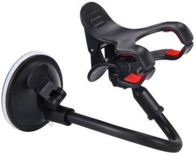 Trifles Car Mobile Holder for Windshield, Clip, Dashboard(Black)