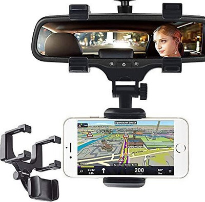 icall Car Mobile Holder for Windshield(Black)