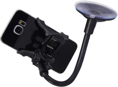 Trifles Car Mobile Holder for Windshield, Clip, Dashboard(Black)