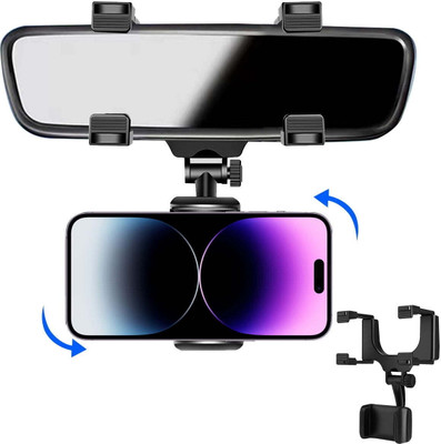 FITRIC Car Mobile Holder for Windshield(Black)