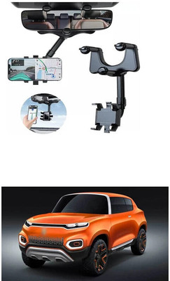 KD ENTERPRISES Car Mobile Holder for Windshield(Black)