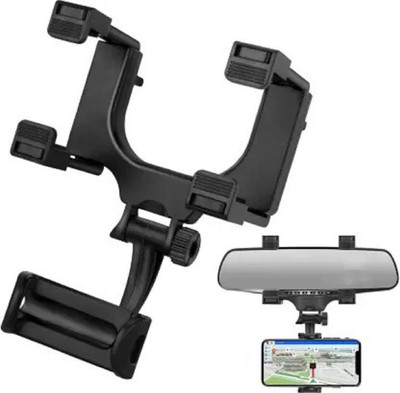 aavomaa Car Mobile Holder for Windshield, Clip, Dashboard(Multicolor, Black)