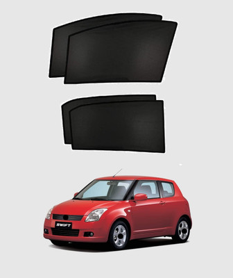 Auto Smart Look Side Window Sun Shade For Maruti Suzuki Swift(Black)