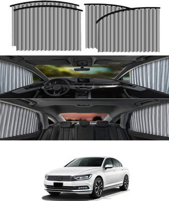 CCMM Silver Detachable/UV Protection Magnetic Curtain 4pcs For Car Side Window-203 Car Curtain