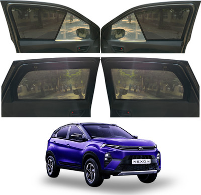 autoluxer Side Window Sun Shade For Tata Nexon(Black)