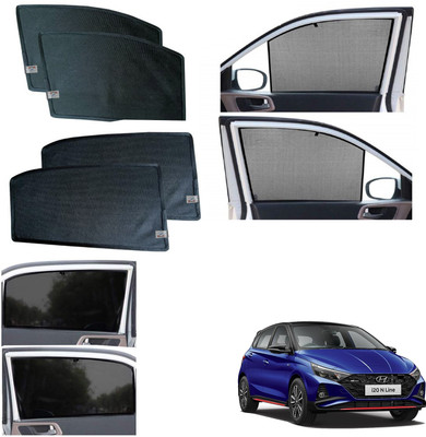 WolkomHome Side Window Sun Shade For Hyundai i20(Black)