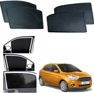 FORSONS Side Window Sun Shade For Ford Figo(Black)