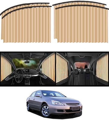 monolive Universal Sunproof Protection Beige Magnetic Curtains Set Of 4 For Car-04 Car Curtain