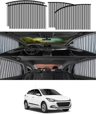 CCMM Silver Detachable/UV Protection Magnetic Curtain 4pcs For Car Side Window-89 Car Curtain