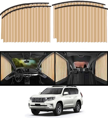 monolive Universal Sunproof Protection Beige Magnetic Curtains Set Of 4 For Car-174 Car Curtain