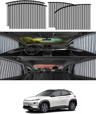 CCMM Silver Detachable/UV Protection Magnetic Curtain 4pcs For Car Side Window-166 Car Curtain