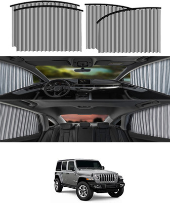 CCMM Silver Detachable/UV Protection Magnetic Curtain 4pcs For Car Side Window-306 Car Curtain