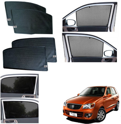 WolkomHome Side Window Sun Shade For Maruti Suzuki Alto K10(Black)