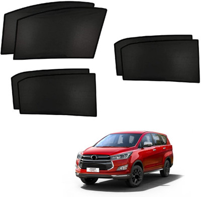 Auto Smart Look Side Window Sun Shade For Toyota Innova Crysta(Black)