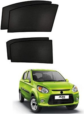 Auto Smart Look Side Window Sun Shade For Maruti Suzuki Alto 800(Black)