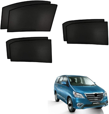 Auto Smart Look Side Window Sun Shade For Toyota Innova(Black)