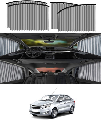 CCMM Silver Detachable/UV Protection Magnetic Curtain 4pcs For Car Side Window-235 Car Curtain