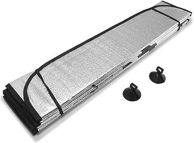 ABB Car Front Silver Sunshade Foil Curtain Foldable Sunshades Front/Rear Windshield3 Car Curtain