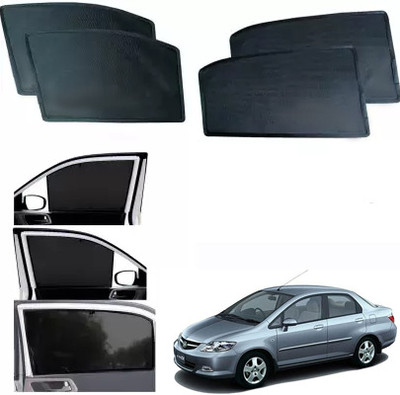 FORSONS Side Window Sun Shade For Honda City ZX(Black)