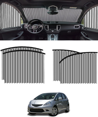 MSNP Universal Silver Foldable 4pcs Megnetic Curtain For Car Extra Privacy-158 Car Curtain