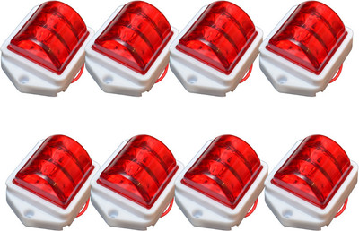 Apsmotiv Red 24V SMD/Led Auxiliary Marker light for Truck Trailer Bus Universal fit PK-8 Car Dash Indicator Lamp