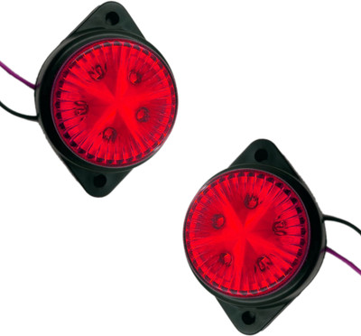 Apsmotiv Truck Trailer Bus Lamp 24V 5 SMD/LED Auxiliary Round Lights LED Side Marker Car Dash Indicator Lamp