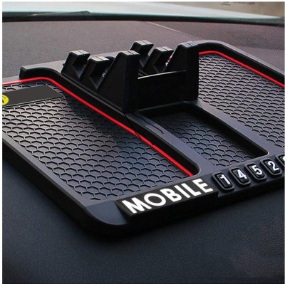 bediwell Car Mobile Holder for Dashboard(Black)