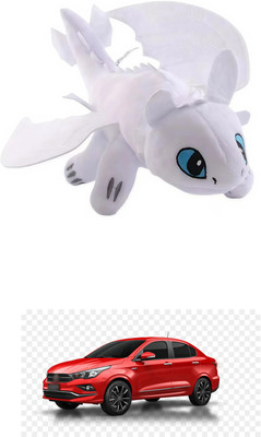 LOVMOTO Car Interior Accessories White Flying Dragon Car Roof Toy Doll Ornaments sg206(Multicolor)