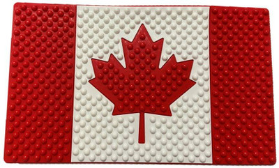 Edylinn Nonslip Anti-Slip Car Dashboard Magic Sticky Mat (Canada Flag) Car Dashboard Cover(Universal For Car i10)