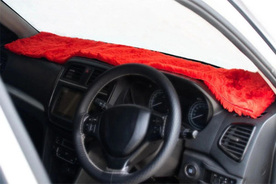 wheelyfine Car Dashboard Protection Cloth Red Colour Dashboard Protection for Car Car Dashboard Cover(Universal For Car Universal For Car)
