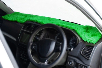 wheelyfine Car Dashboard Protection Cloth Green Colour Dashboard Protection for Car Car Dashboard Cover(Universal For Car Universal For Car)