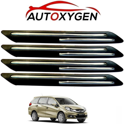 Autoxygen Plastic Car Bumper Guard(Black, Pack of Set of 4, Honda, Mobilio)