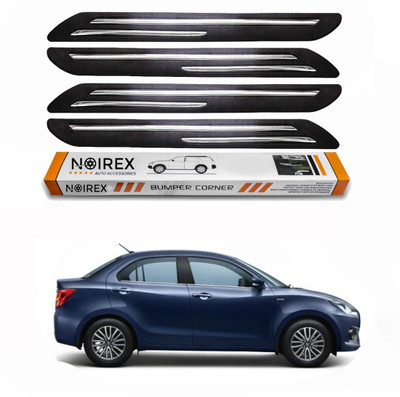 ZIMBER Rubber, Stainless Steel Car Bumper Guard(Black, Pack of Pack Of 4, Universal For Car, Universal For Car)