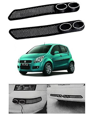 SLSHILPA Plastic Car Bumper Guard(Black, Pack of 2, Maruti, Ritz)