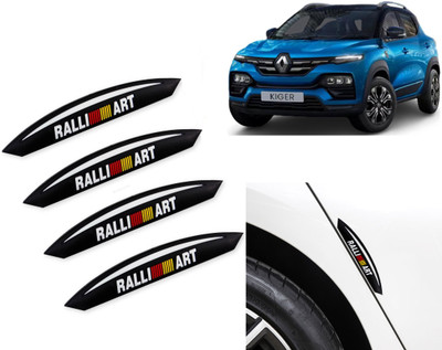 Selifaur Rubber, Silicone Car Door Guard(Black, Red, Pack of 4, Renault, Kiger)