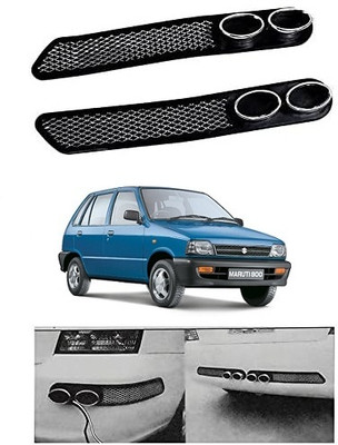 SLSHILPA Plastic Car Bumper Guard(Black, Pack of 2, Maruti, 800)