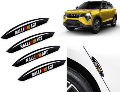 Selifaur Rubber, Silicone Car Door Guard(Black, Red, Pack of 4, Mahindra, XUV300 W4)