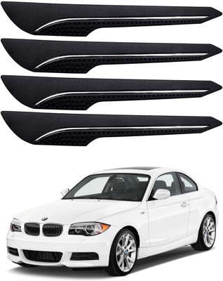 Oshotto Rubber Car Bumper Guard(Black, Pack of 4, BMW, 1 Series)