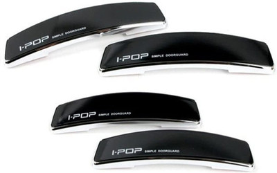 Auto E-Shopping Plastic Car Door Guard(Black, Pack of Pack of 4, Fiat, Universal For Car)