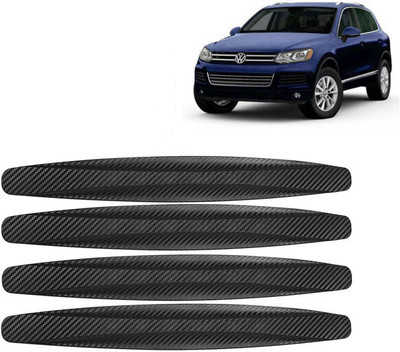 Selifaur Rubber Car Bumper Guard(Black, Pack of 4, Volkswagen, Touareg)