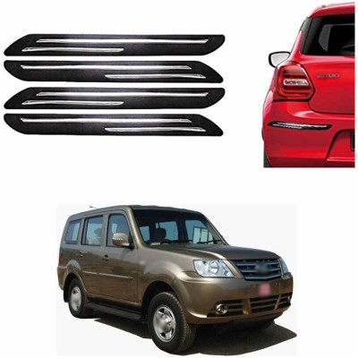 PROEDITION Plastic, Rubber Car Bumper Guard(Black, Pack of 4, Tata, Sumo Grande)