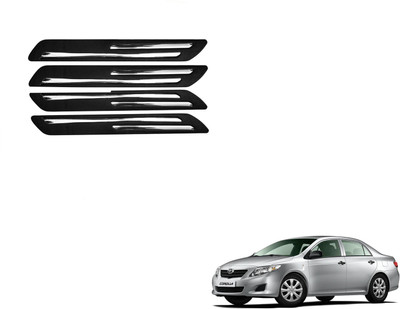 FORSONS Rubber Car Bumper Guard(Black, Pack of 4, Toyota, Corolla)