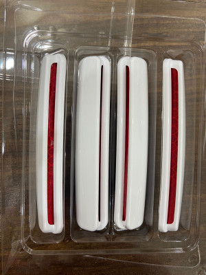 Ride2joy Plastic Car Door Guard(White, Pack of 4, Universal For Car, Universal For Car)