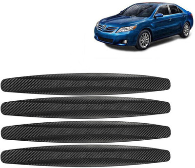 Selifaur Rubber Car Bumper Guard(Black, Pack of 4, Toyota, Camry)