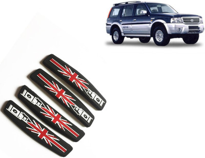 Selifaur Silicone, Rubber Car Door Guard(Black, Red, Pack of 4, Ford, Endeavour)
