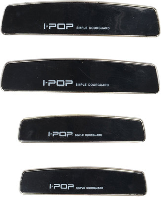 I Pop Plastic Car Door Guard(Black, Silver, Pack of 4, Universal For Car, Universal For Car)